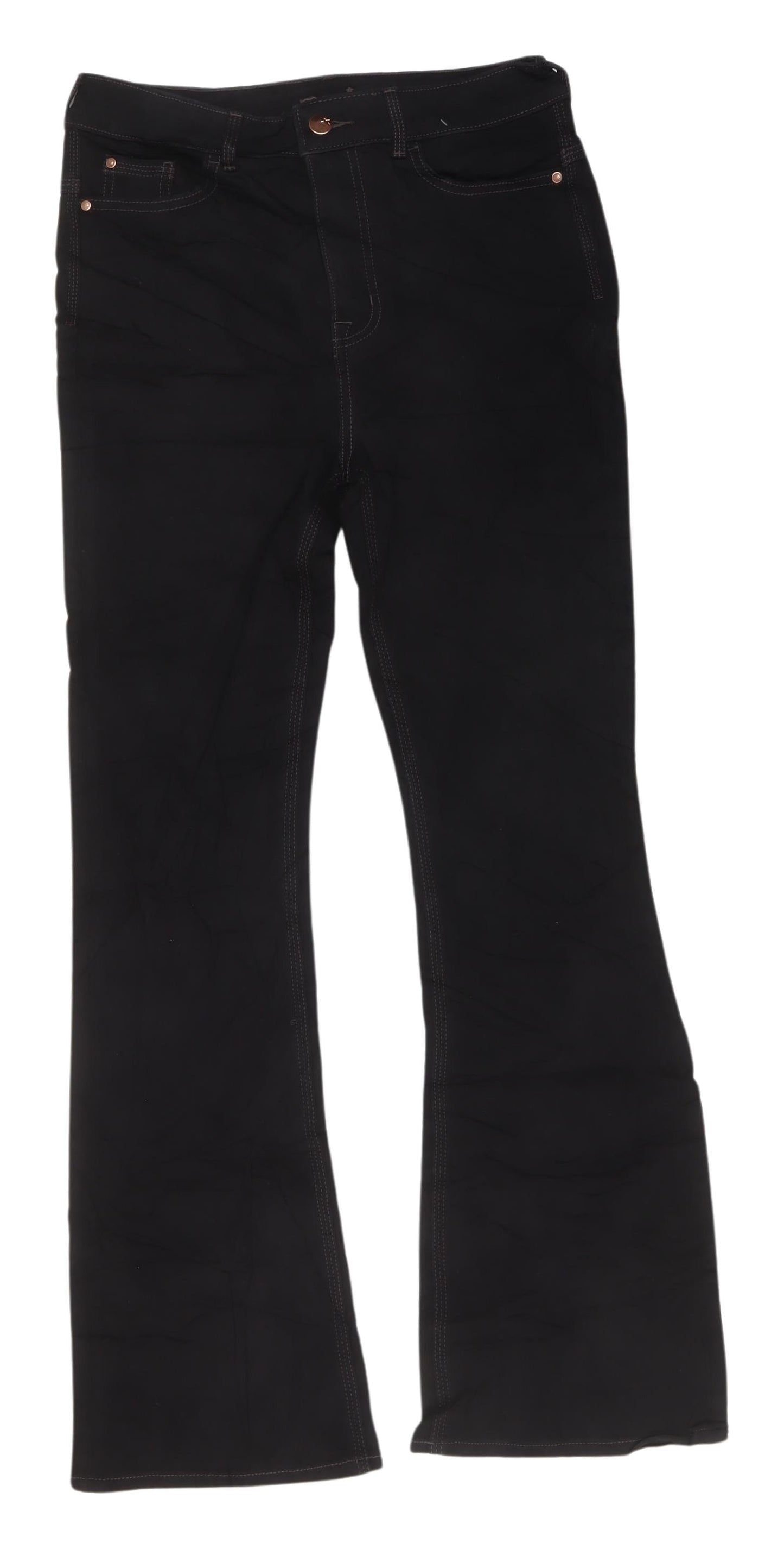 Marks and Spencer Women's Black Bootcut Jeans Size 10