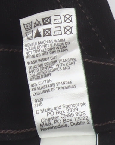 Marks and Spencer Women's Black Bootcut Jeans Size 10