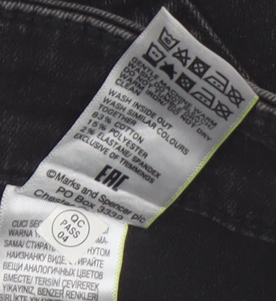 Marks and Spencer Women's Black Skinny Jeans Size 16