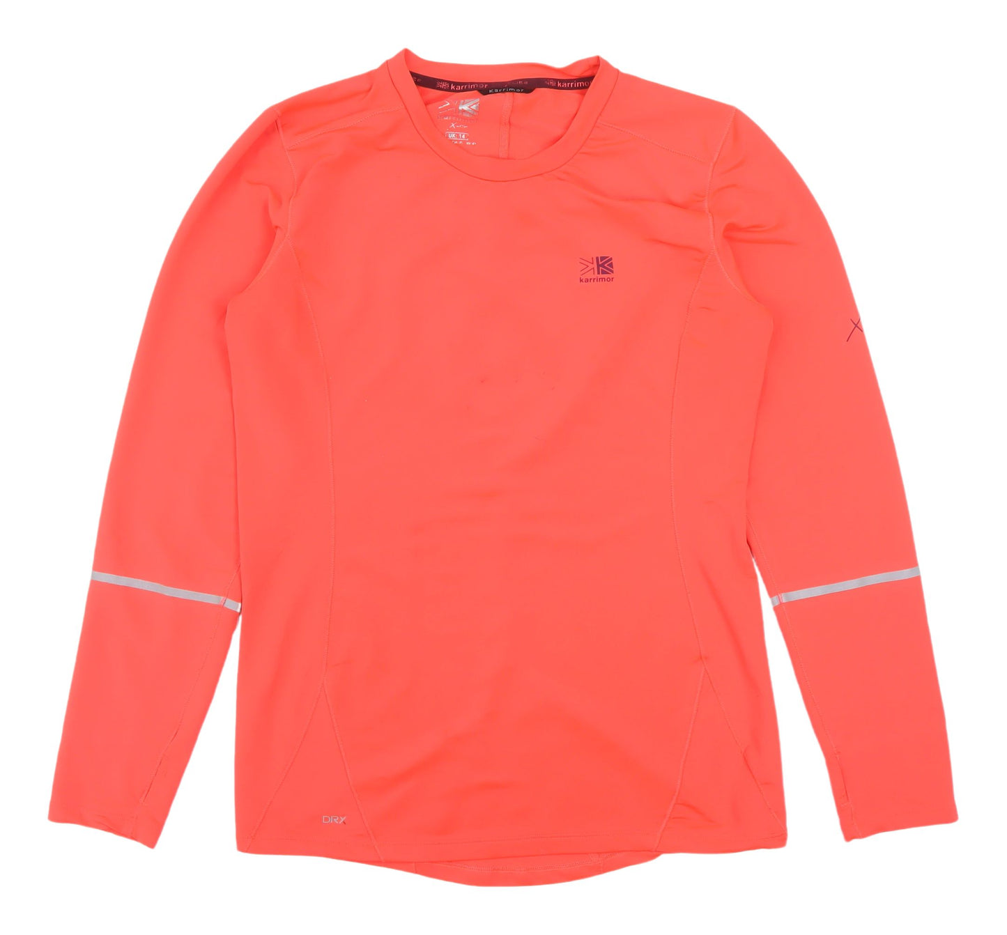 Karrimor Women's Orange Long Sleeve Running Shirt - Size 14