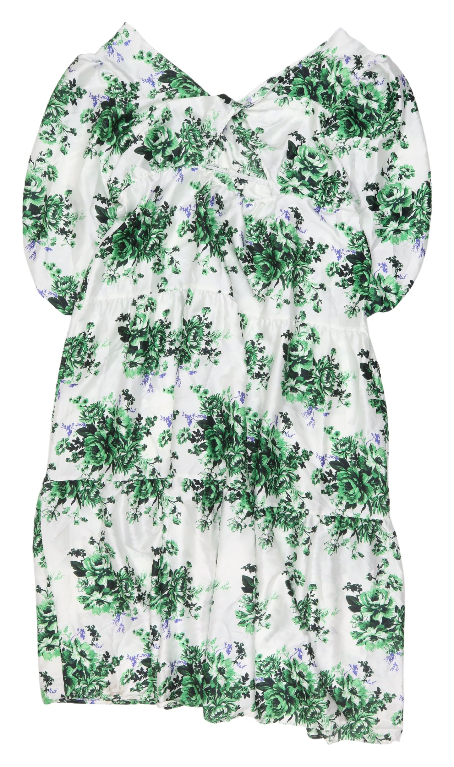 Marks and Spencer Petite Floral A-Line Dress, Size 24