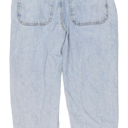 Zara Women's Blue Relaxed Fit Denim Jeans Size 12