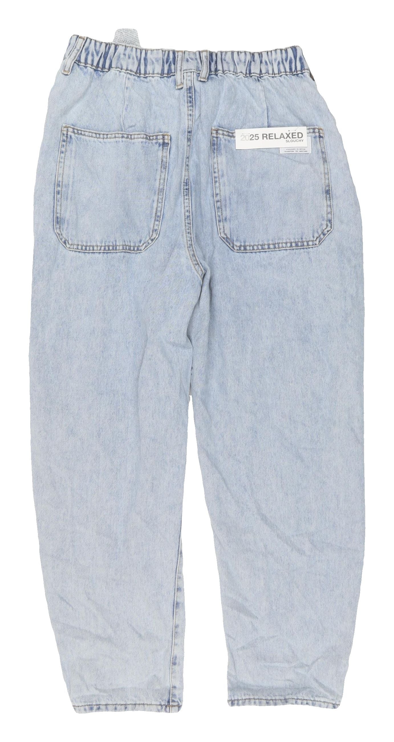 Zara Women's Blue Relaxed Fit Denim Jeans Size 12