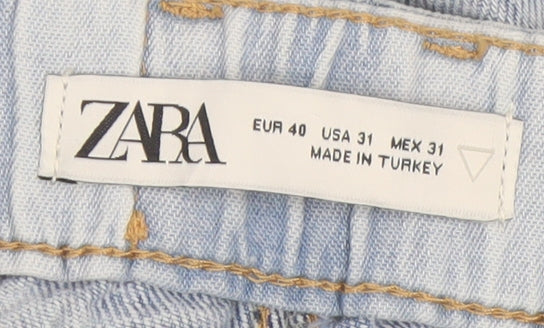 Zara Women's Blue Relaxed Fit Denim Jeans Size 12