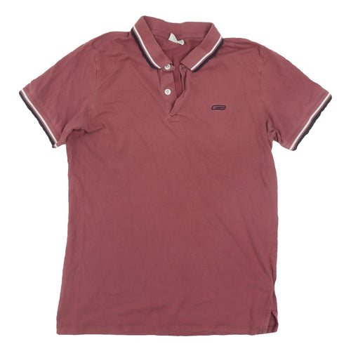 Jack & Jones Men's Red Polo Shirt, Size M, Classic Casual Style