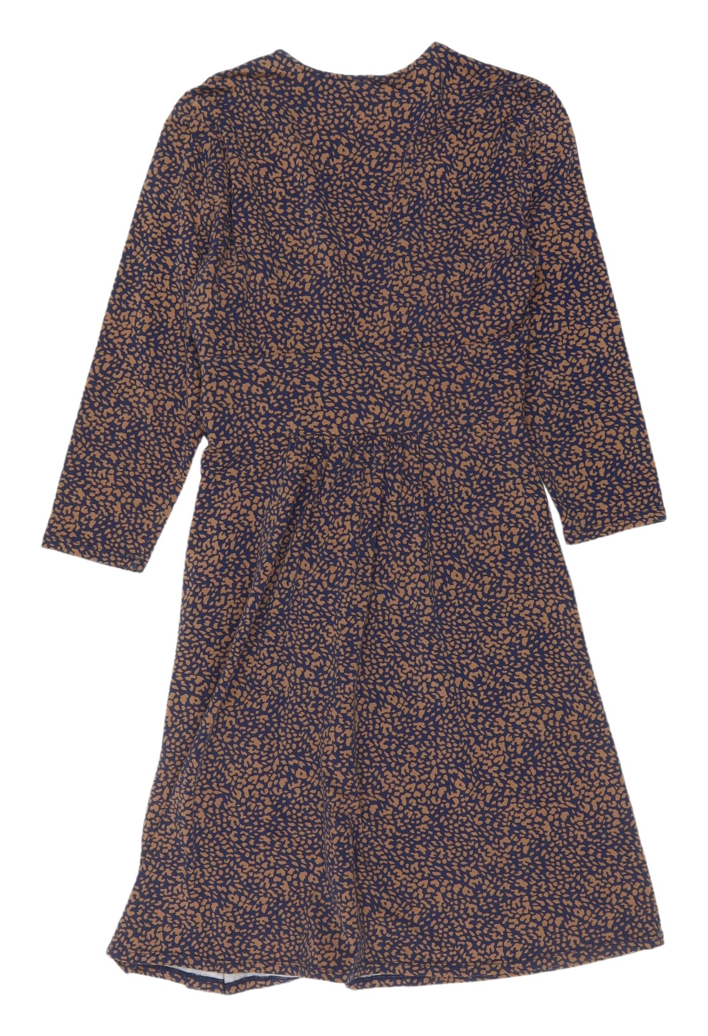 Lands' End Women's Multicoloured Wrap Dress Small