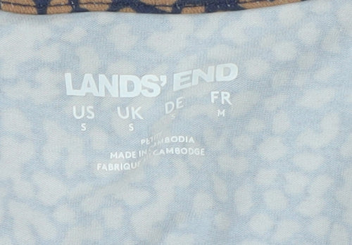 Lands' End Women's Multicoloured Wrap Dress Small