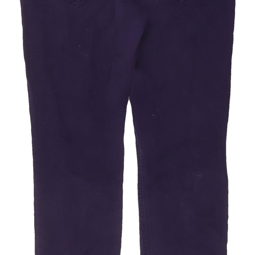 Wallis Women's Purple Straight Jeans Size 12