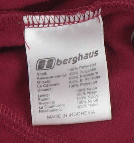 Berghaus Women's Red Fleece Jacket, Size 10 Regular