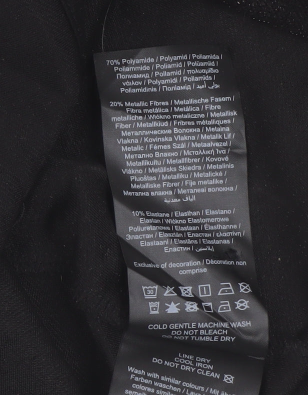 Noisy May Women's Black Cropped Halter Tank M