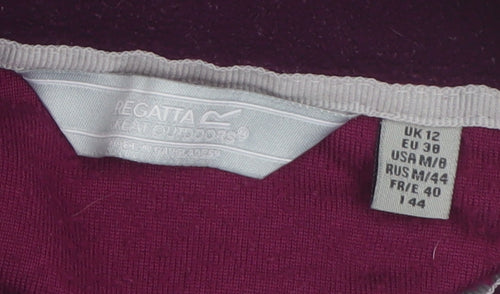 Regatta Women's Purple Fleece Pullover Sweatshirt Size 12