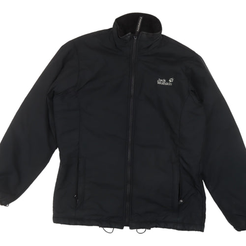 Jack Wolfskin Women's Black Jacket, Size S, Outdoor Casual Wear