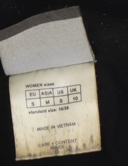 Jack Wolfskin Women's Black Jacket, Size S, Outdoor Casual Wear