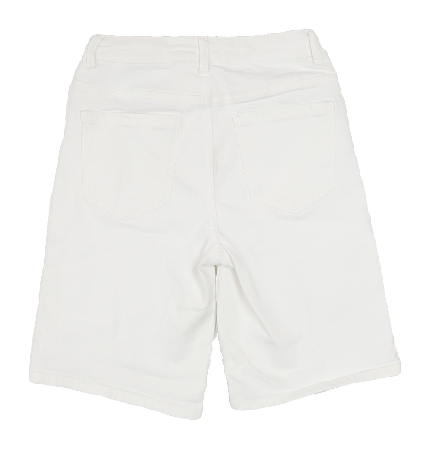 Marks and Spencer Women's White Boyfriend Shorts