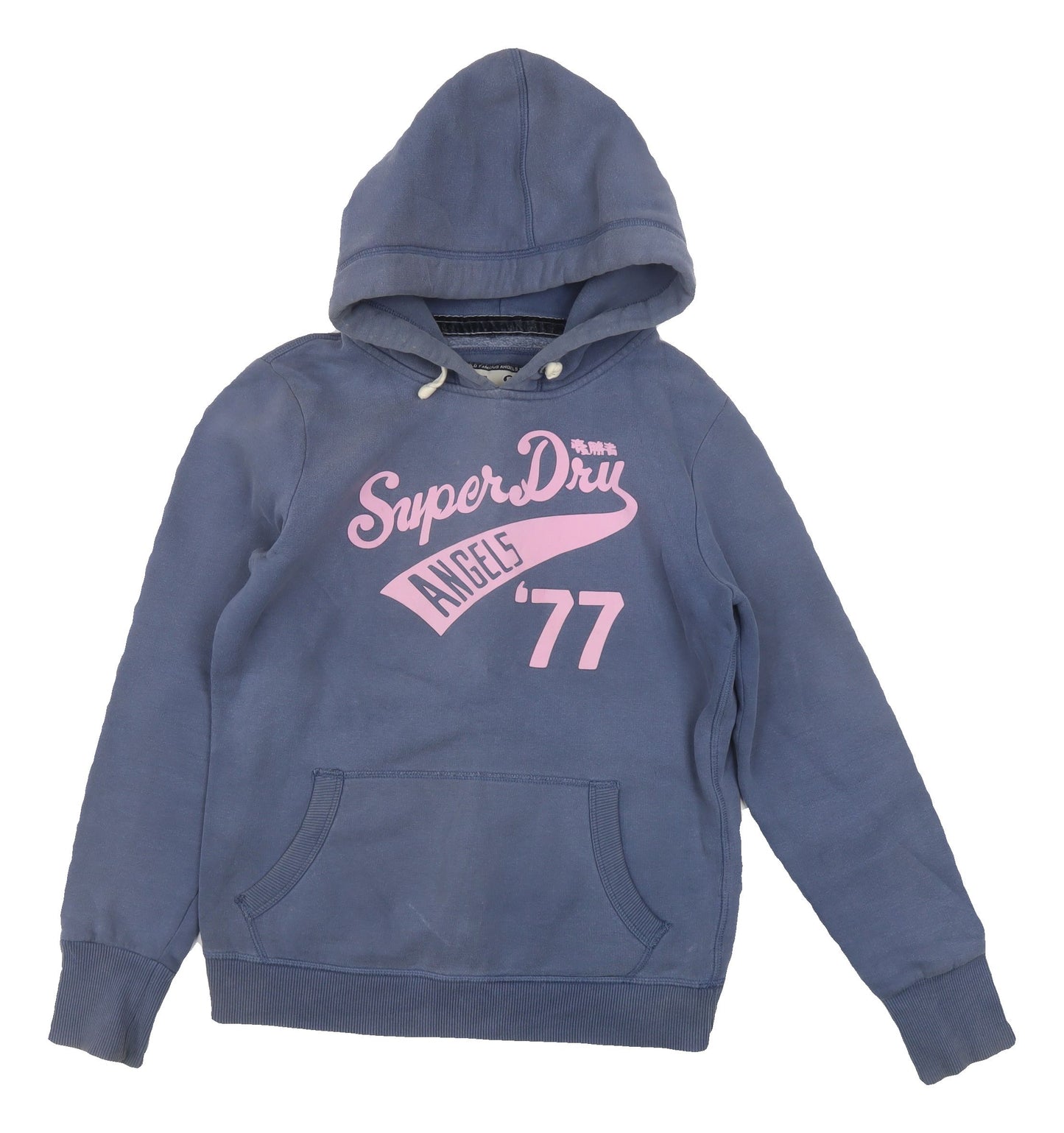 Superdry Women's Blue Medium Vintage Pullover Hoodie