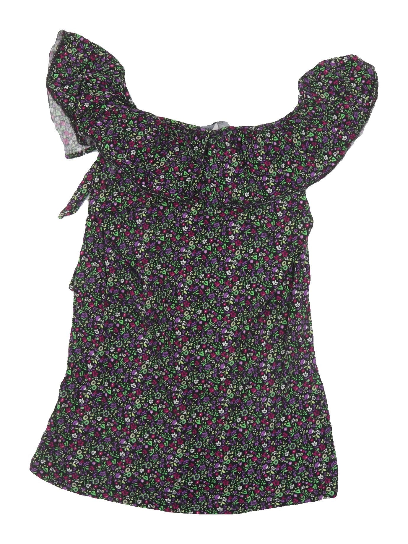 Dorothy Perkins Women's Floral Cropped Blouse Size 10