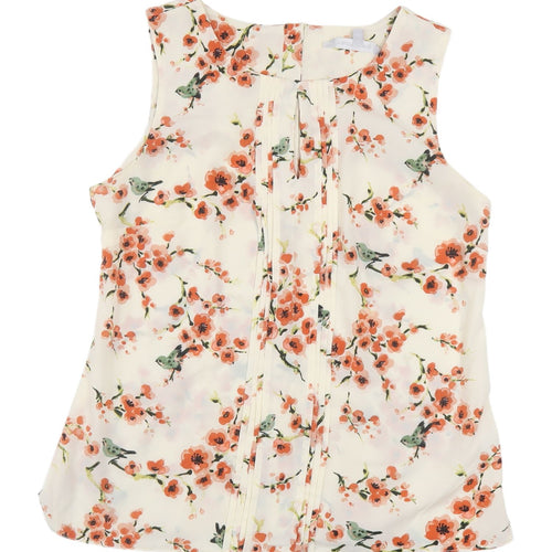 Debenhams Women's Multicoloured Floral Sleeveless Blouse