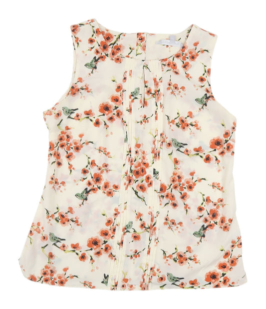 Debenhams Women's Multicoloured Floral Sleeveless Blouse