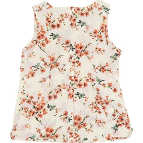 Debenhams Women's Multicoloured Floral Sleeveless Blouse