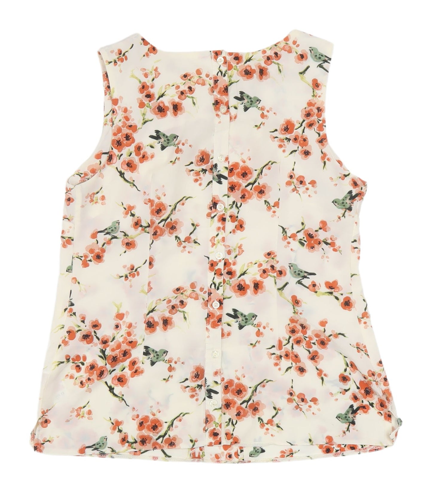 Debenhams Women's Multicoloured Floral Sleeveless Blouse