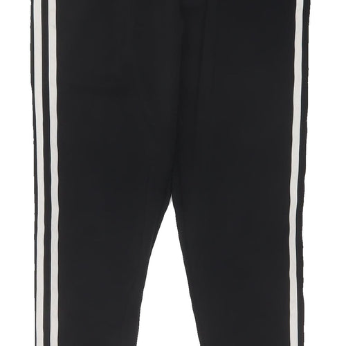 Adidas Women's Black Gym Leggings M Breathable Slim Fit