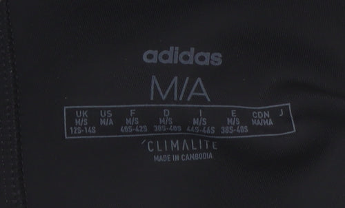 Adidas Women's Black Gym Leggings M Breathable Slim Fit
