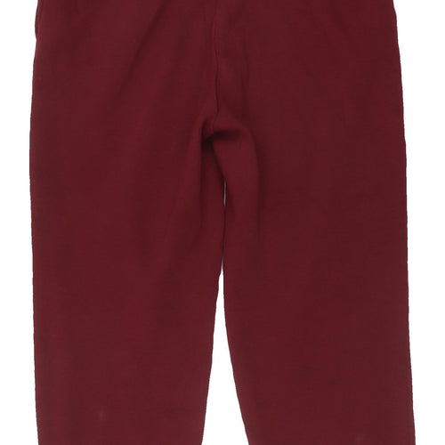 H&M Women's Red Jogger Trousers Size M