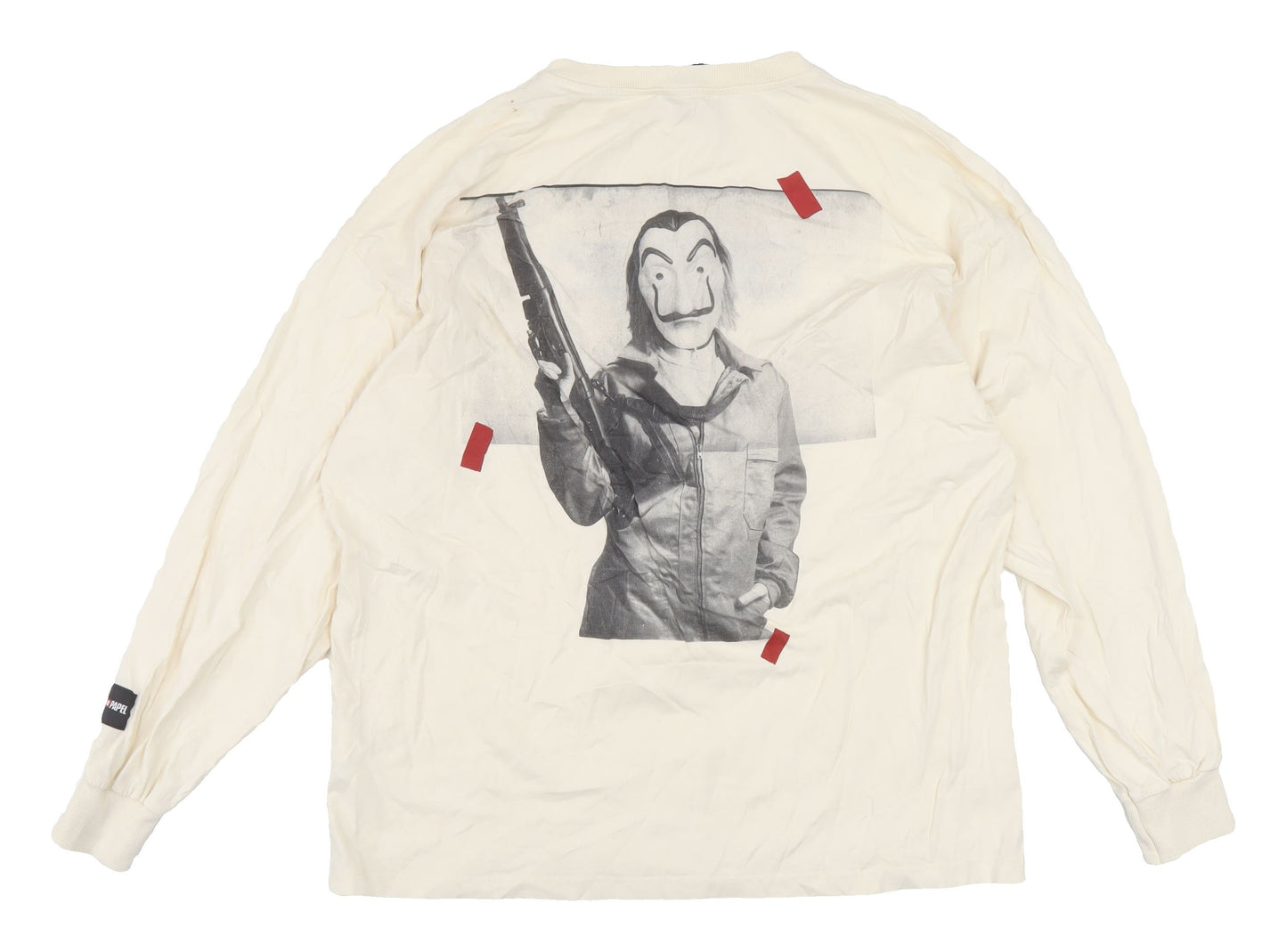 Pull&Bear Unisex Ivory M Tokyo La Casa de Papel Sweatshirt