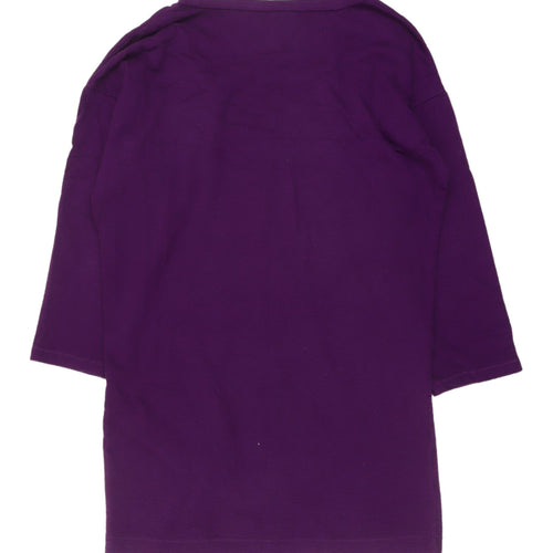French Connection Women's Purple T-Shirt Size 12