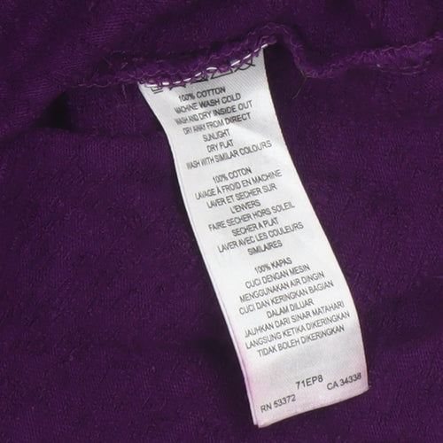 French Connection Women's Purple T-Shirt Size 12