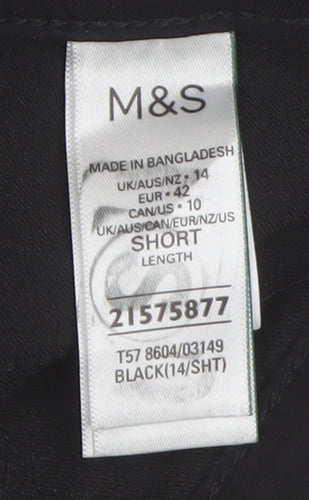 Marks and Spencer Women's Black Slim Jeggings Size 14
