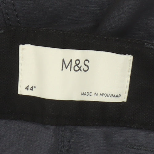 Marks and Spencer Men's Black Cargo Shorts 44