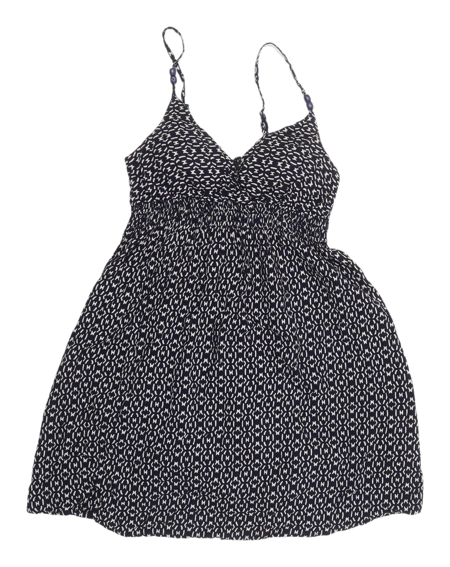New Look Women's Multicoloured Slip Dress Size 10