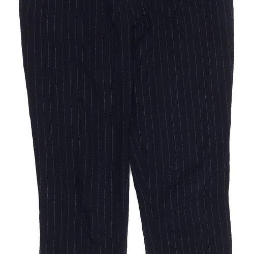 H&M Women's Black Striped Dress Pants Size 14