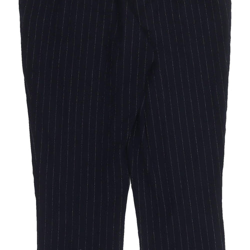 H&M Women's Black Striped Dress Pants Size 14
