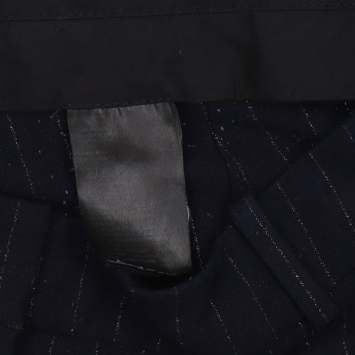 H&M Women's Black Striped Dress Pants Size 14