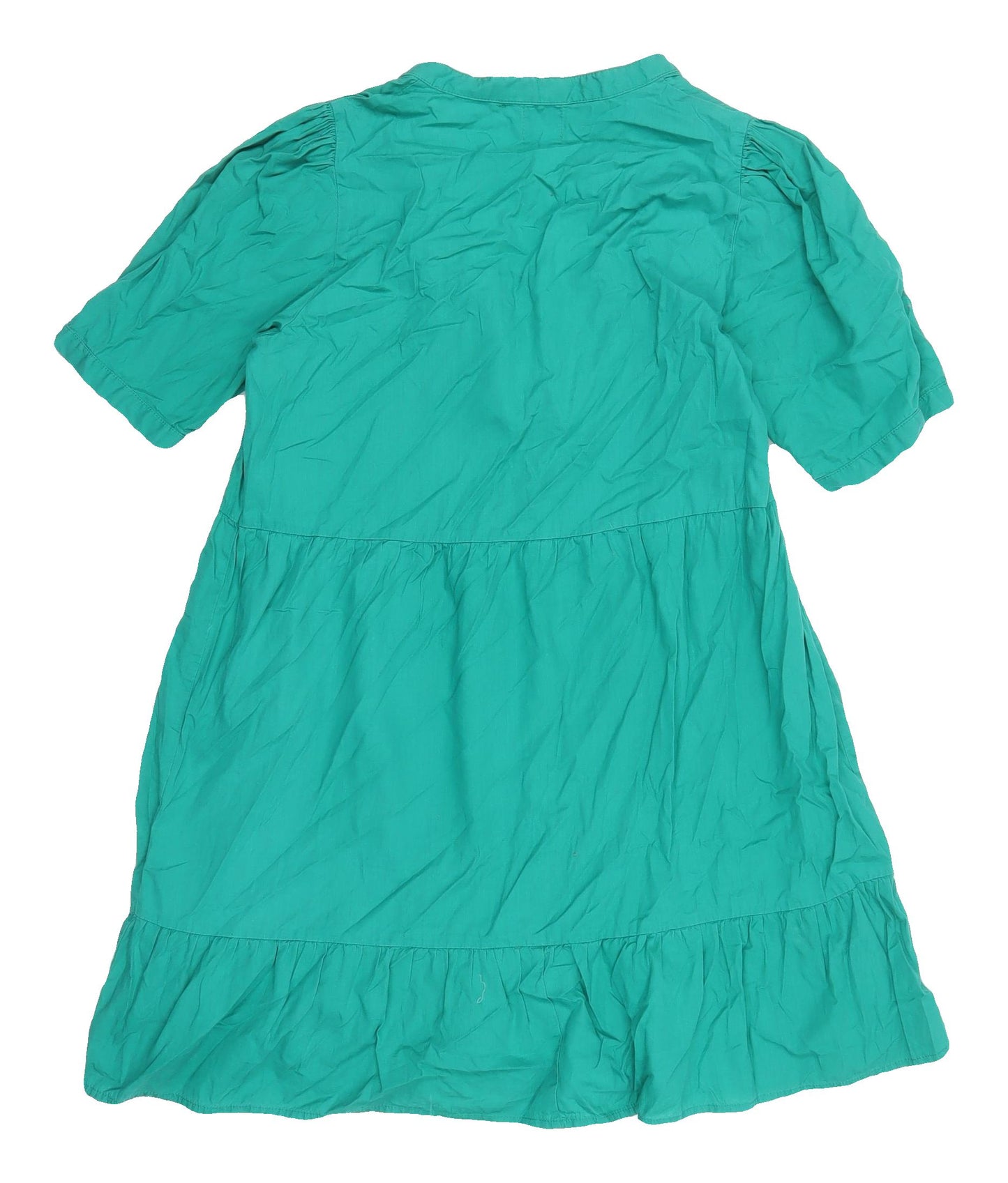 ASOS Women's Green Trapeze Swing Dress Size 10