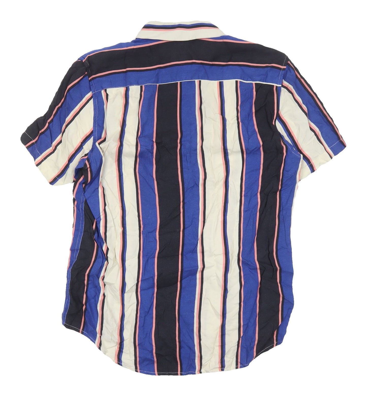 ASOS Men's Multicoloured Striped Button-Up Shirt XS
