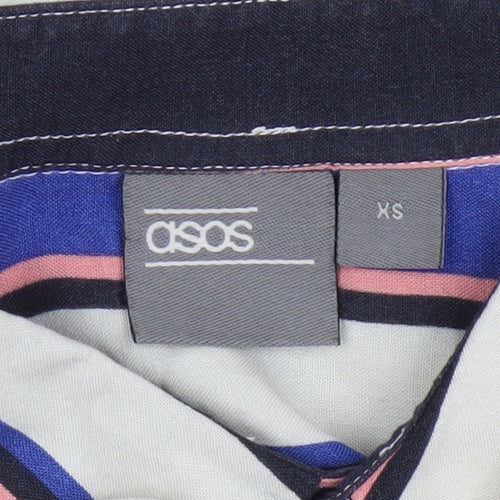 ASOS Men's Multicoloured Striped Button-Up Shirt XS
