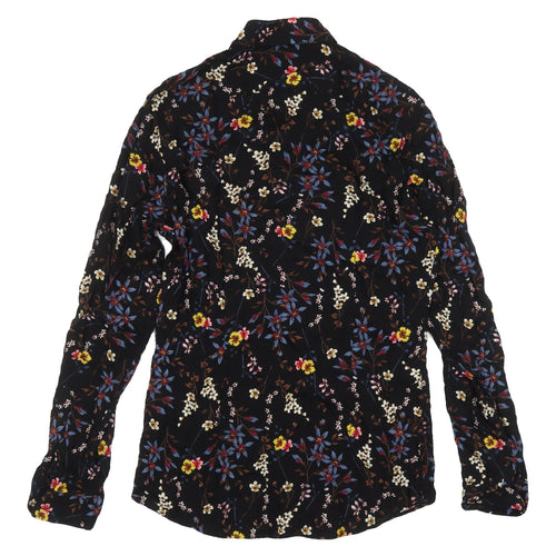 Reiss Women's Multicoloured Floral Slim Fit Shirt