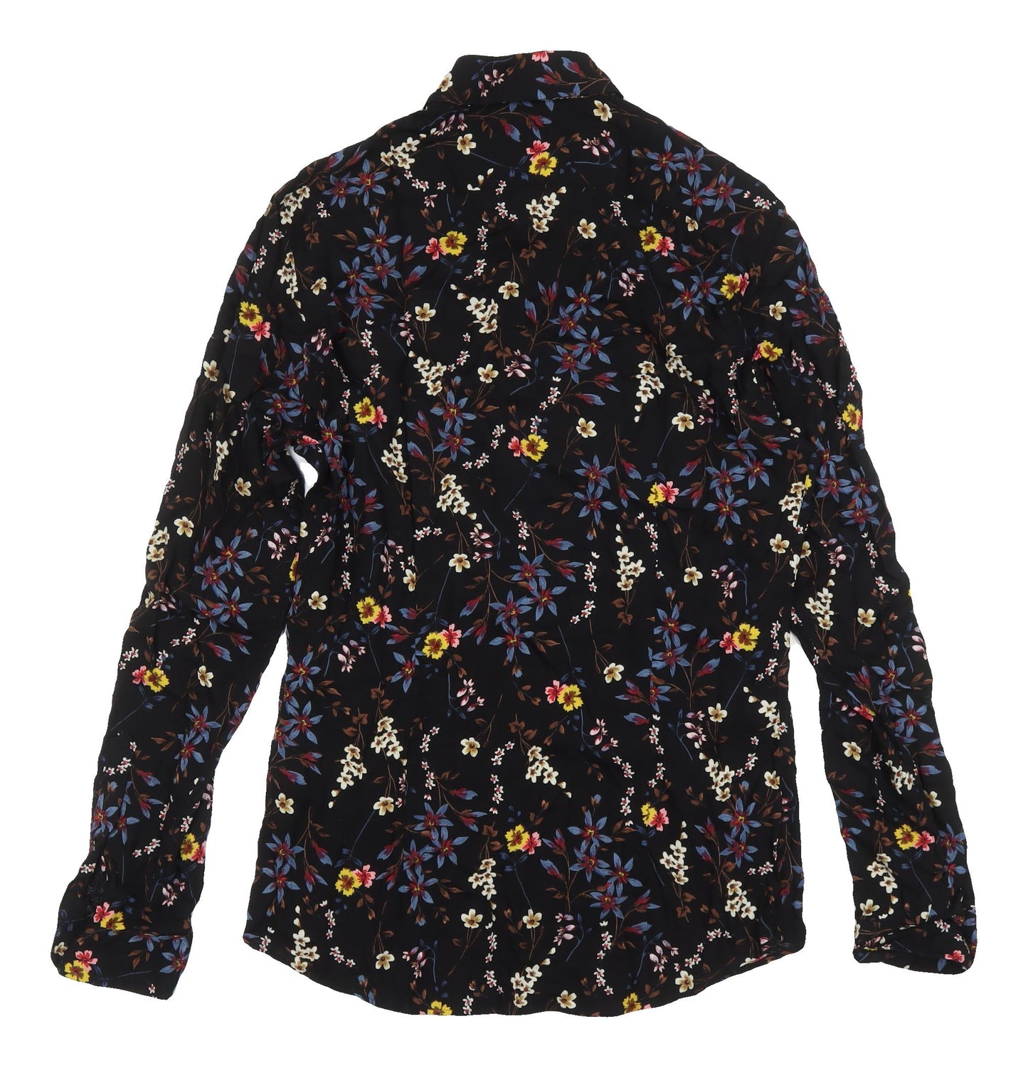 Reiss Women's Multicoloured Floral Slim Fit Shirt