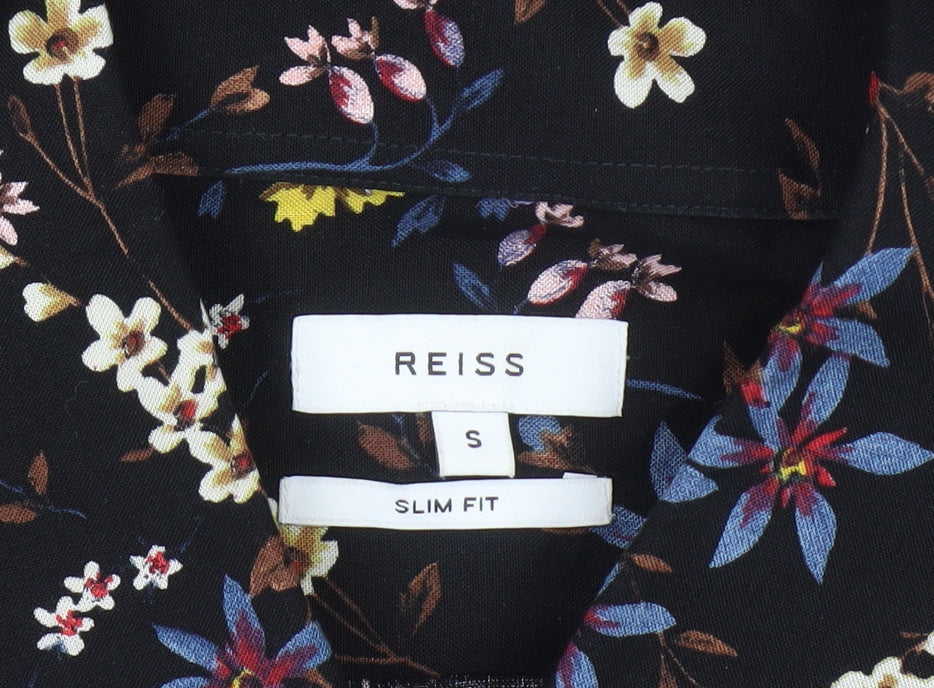 Reiss Women's Multicoloured Floral Slim Fit Shirt