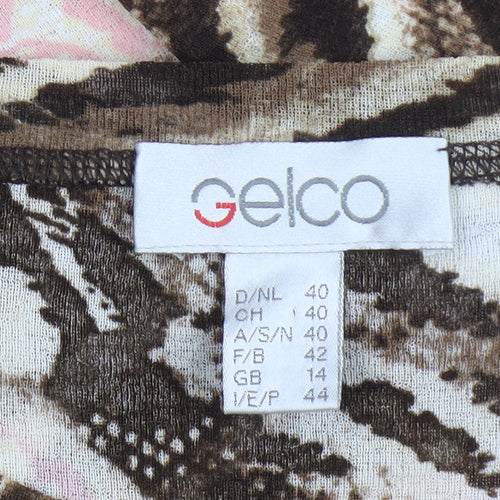 Gelco Women's Multicoloured Blouse Size 14