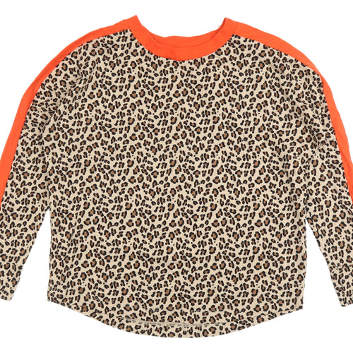 Next Beige Animal Print Women's T-Shirt Size S