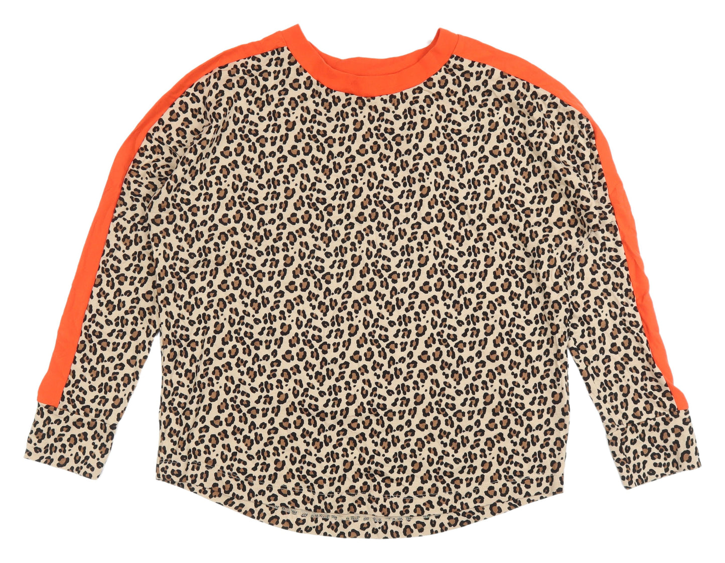 Next Beige Animal Print Women's T-Shirt Size S