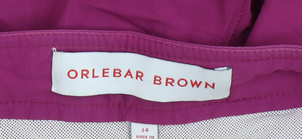Orlebar Brown Men's Purple Swim Shorts Size 34