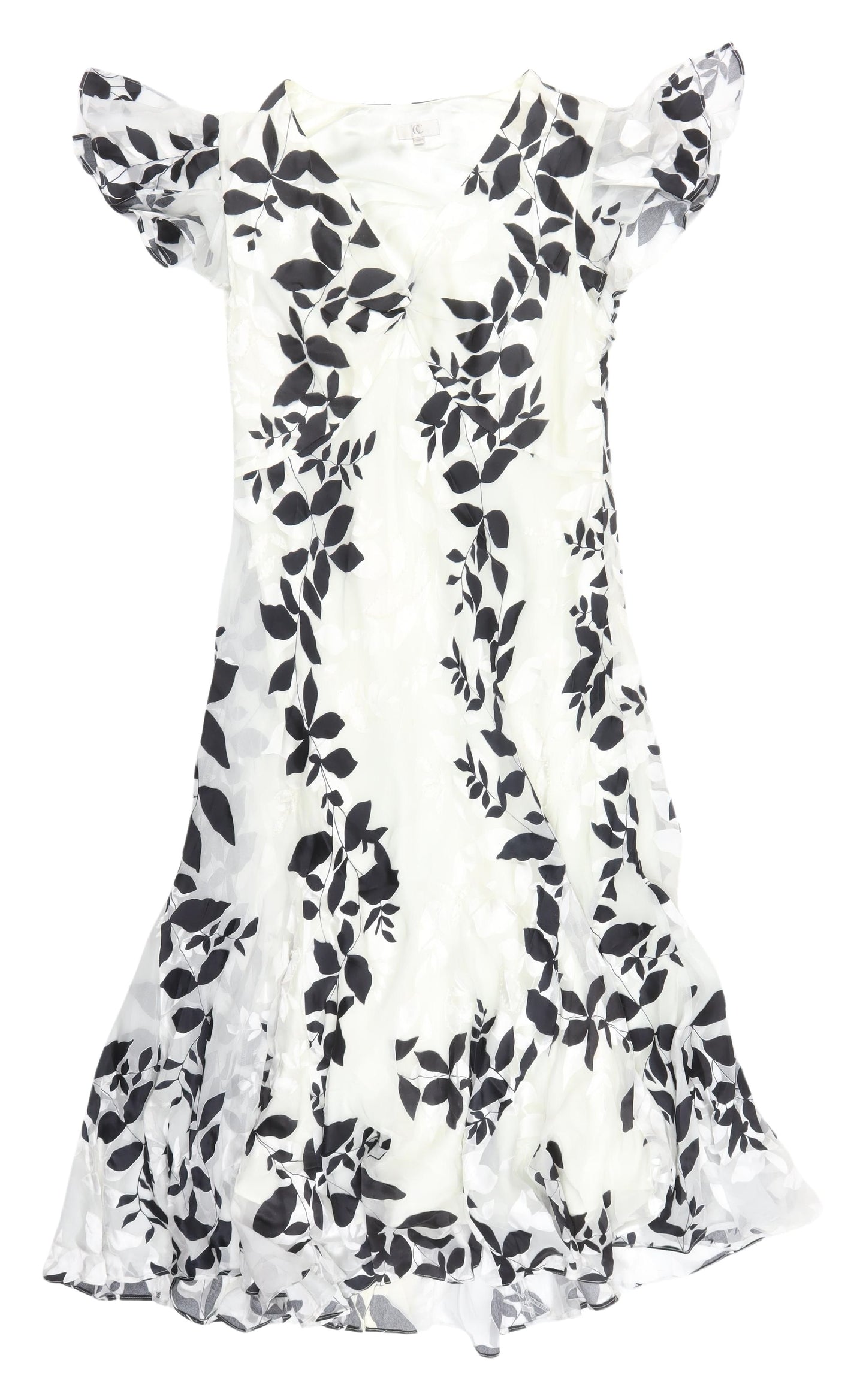 CC Women's Multicoloured Floral V-Neck Dress