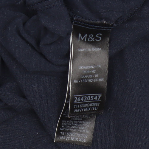 Marks and Spencer Women’s Blue Cotton Camisole Tank