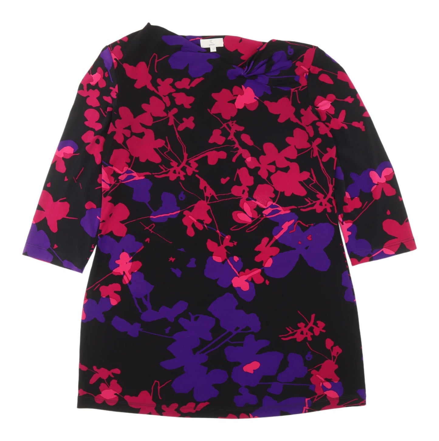 CC Women's Multicoloured Floral Petite Top M