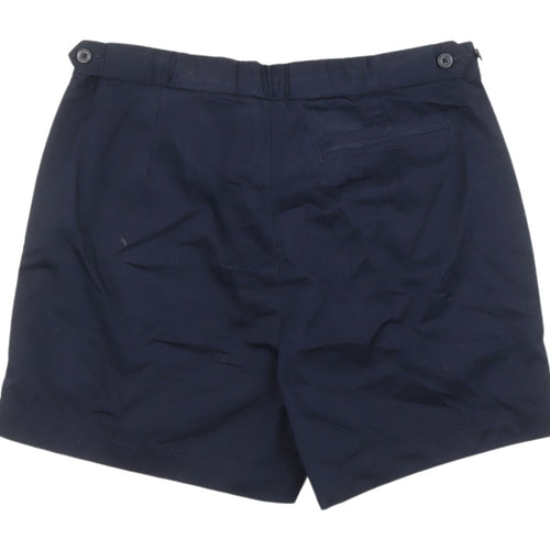 Fred Perry Unisex Blue Chino Shorts L Casual Style